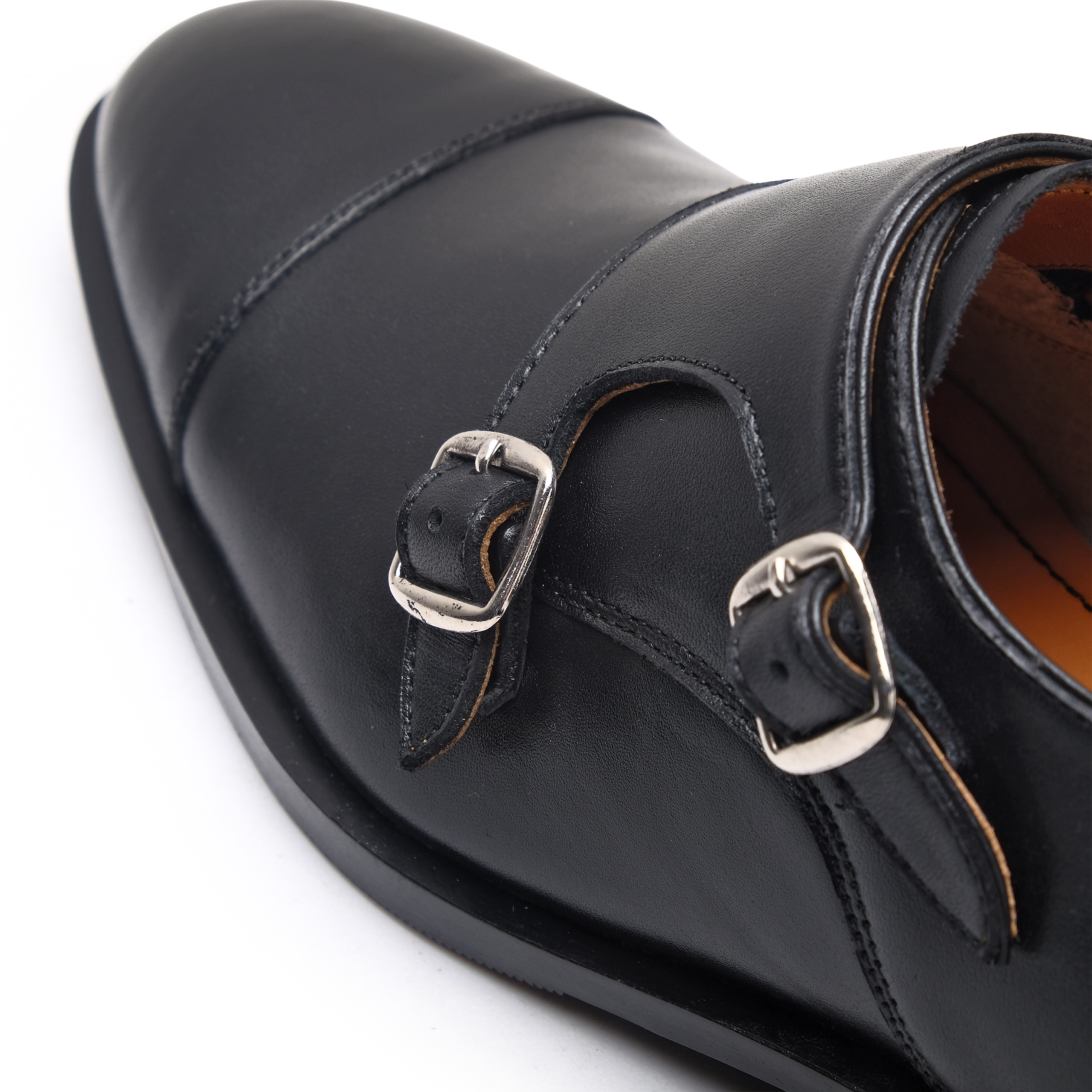 Argo Black | Cap Toe Double Monk Strap - Image 6