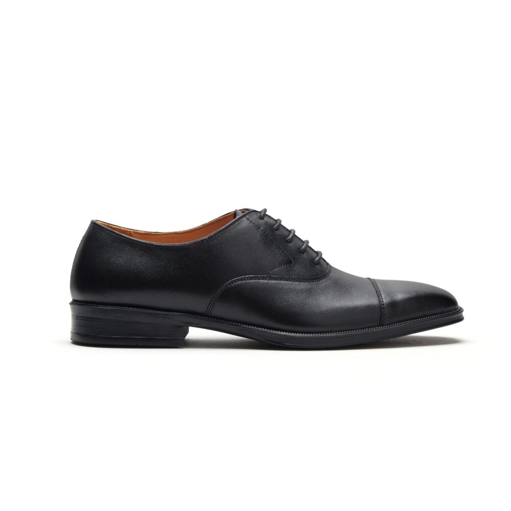 Andrew Black Cap Toe Oxford – Koku Footwear