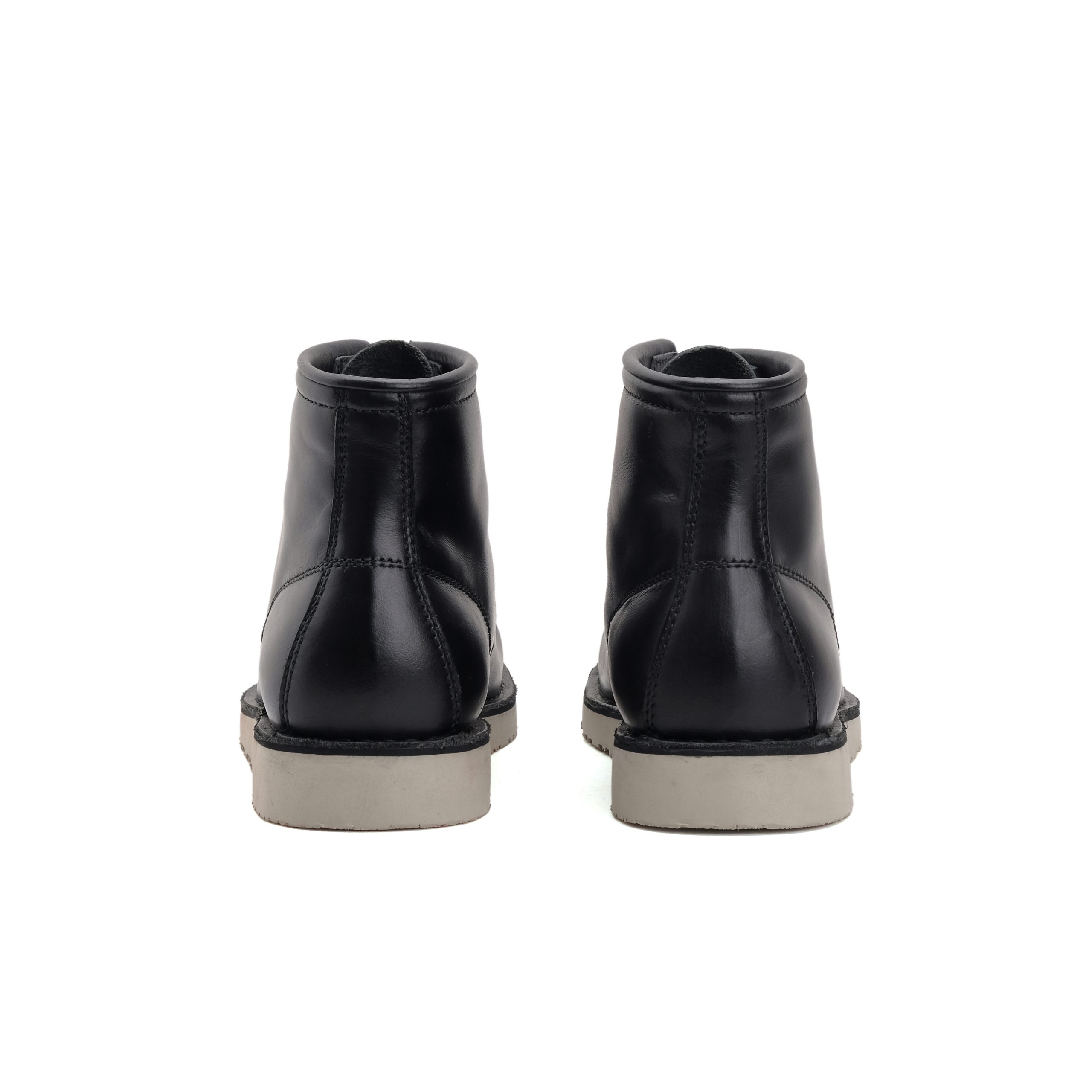 Lennox Black | 6-Inch Moc Toe Boots - Image 4