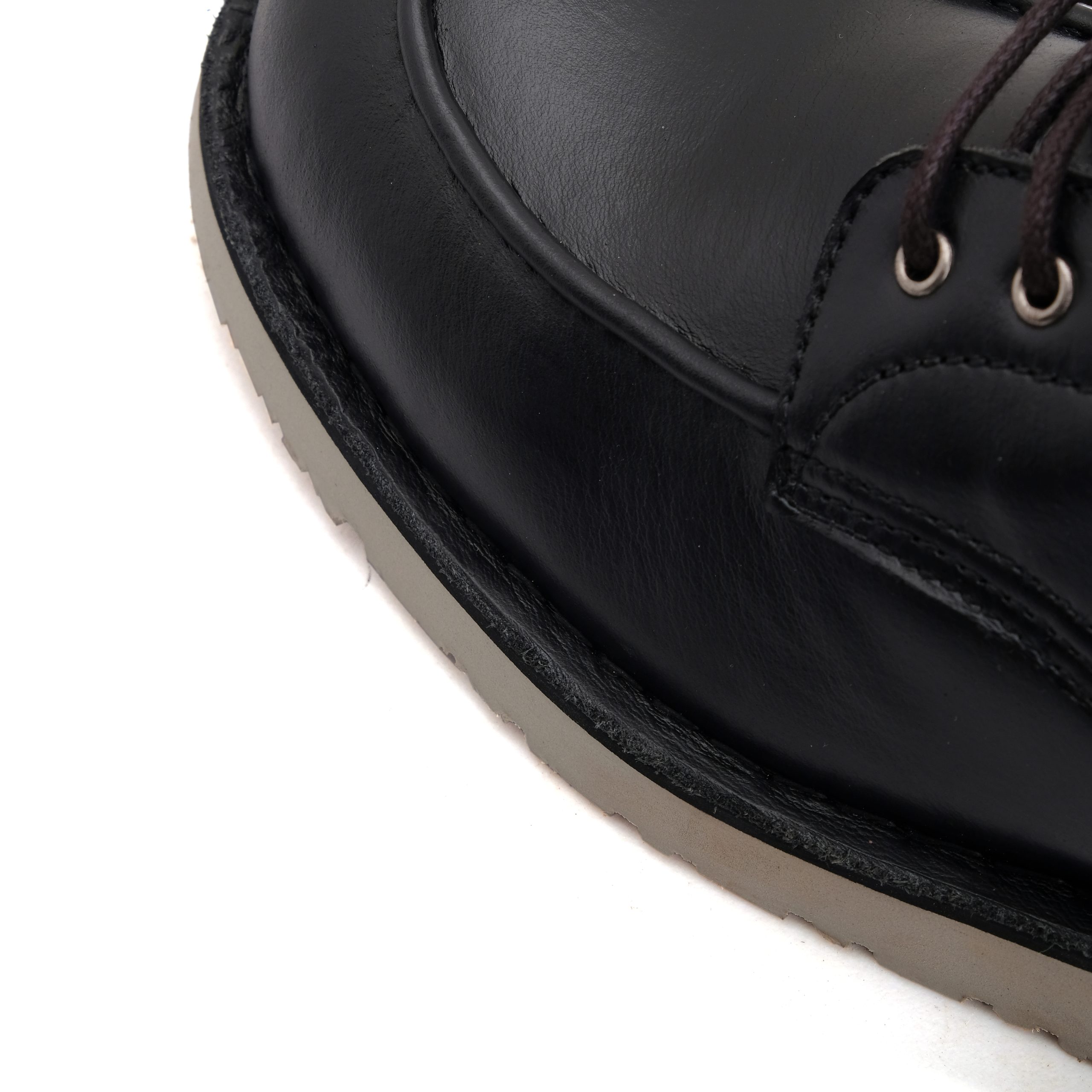 Lennox Black | 6-Inch Moc Toe Boots - Image 5